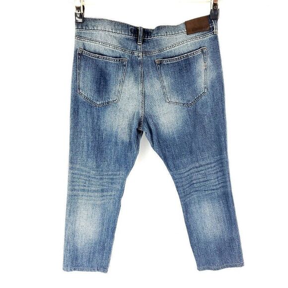 Express Classic Straight Blue Jeans Soft Cotton 38/28 Mid Rise Stone Wash - Picture 7 of 7